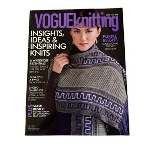 Vogue Knitting Magazine Early Fall 2016 Wardrobe Essentials Knitting Patterns